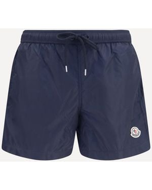Moncler Logo Swim Shorts - Blue