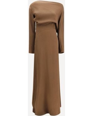 Petar Petrov Asymmetric Dress - Natural