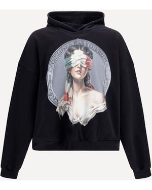PDF CHANNEL Mi Fortuna Oversized Hoodie - Blue