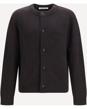 sunflower Button Cardigan - Black