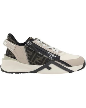 Fendi Flow Running Trainers - White