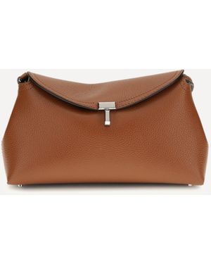 TOTEME T-Lock Clutch Bag - Brown