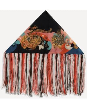 Etro Floral Fringed Paisley Scarf - Multicolor