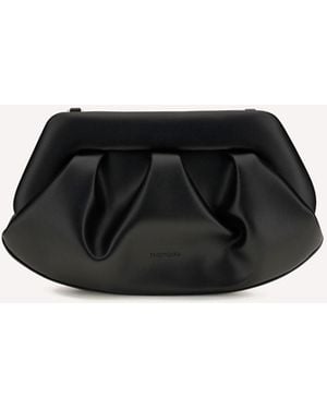 THEMOIRÈ Emera Bios Vegan Leather Clutch - Black