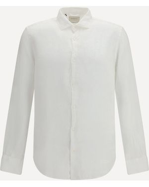 Brooksfield Linen Shirt - White