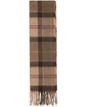 Barbour Tartan Scarf - Natural