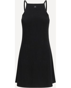 Courreges Logo Mini Dress - Black