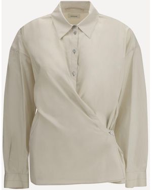 Lemaire Cotton Blend Shirt - White