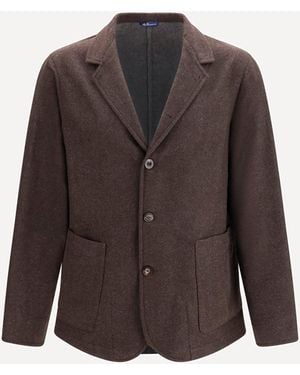 Finamore 1925 Virgin Wool Jacket - Brown