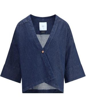 Cruna Giacca Denim A Kimono - Blu