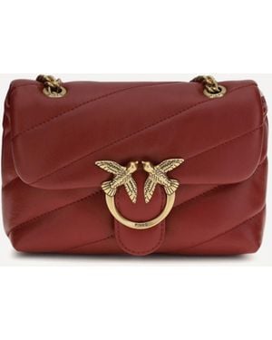Pinko Love Baby Shoulder Bag - Red