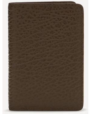 Margiela Leather Card Holder - Brown