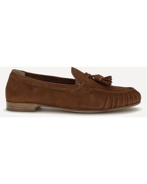 Fratelli Rossetti Brera Suede Loafers - Brown