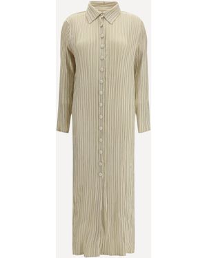 GONGDID DESIGN Long Wave Dress - Natural