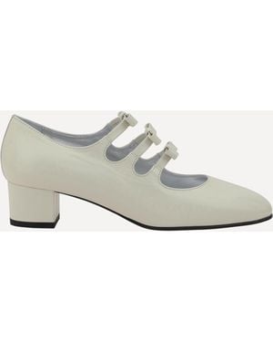 CAREL PARIS Mary Jane Pumps - White