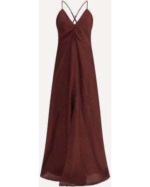 Forte Forte Forte_Forte Habotai Dress - Purple