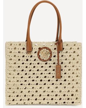 Versace Crochet Tote Bag - Metallic