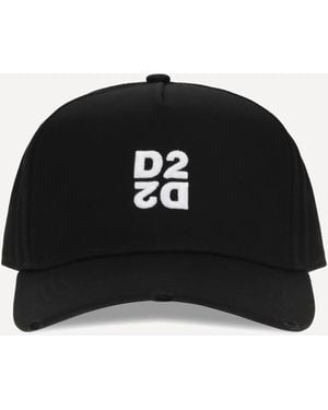 DSquared² Logo Baseball Cap - Black