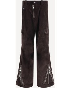 Dolce & Gabbana Corduroy Cargo Pants - Black