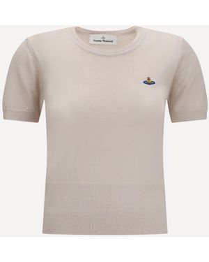 Vivienne Westwood Bea Wool Top - White