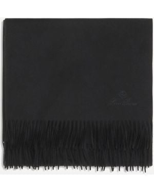 Loro Piana Opera Cashmere Scarf - Black
