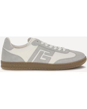 Balmain Swan Trainers - White