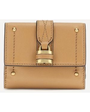 Chloé Mini Trifold Wallet - Natural