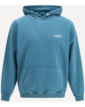 Represent Felpa Con Cappuccio Owners Club - Blu