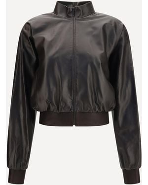 Gucci Soft Nappa Bomber Jacket - Black