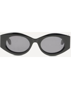 Alaïa Oval Sunglasses - Grey