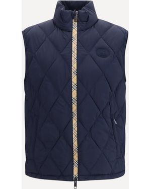 Burberry Down Vest - Blue