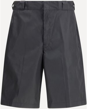 Prada Re-Nylon Bermuda Shorts - Gray