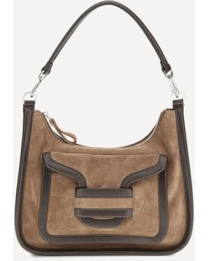 Pierre Hardy Alpha Day Miss Leather Shoulder Bag - White
