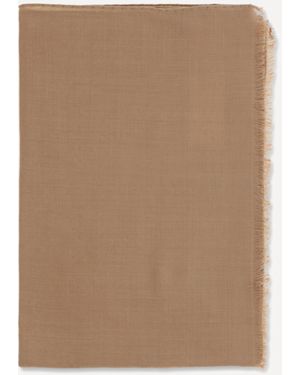 Max Mara Fringed Scarf - Natural