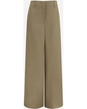 Giorgio Armani Linen Trousers - Natural
