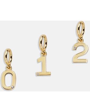 BaubleBar Gold Number Cluster Charm - Natural