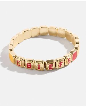 BaubleBar Wear By Erin Andrews X Kansas City Chiefs Tile Bracelet - White