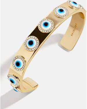 BaubleBar Eyes On Eyes Cuff Bracelet - Metallic