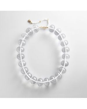 BaubleBar Joan Semi-precious Necklace - Gray