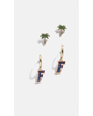 BaubleBar College Of Florida Earring Set - Natural