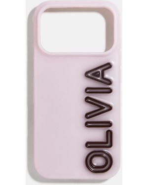 BaubleBar Fine Line Custom Iphone Case - Pink