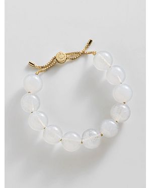 BaubleBar Jane Beaded Bracelet - White