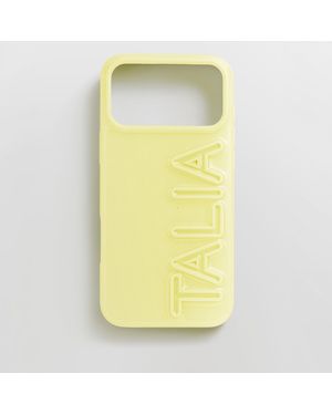 BaubleBar Fine Line Custom Iphone Case - Yellow