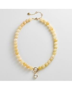 BaubleBar Janette Beaded Ring Necklace - Metallic