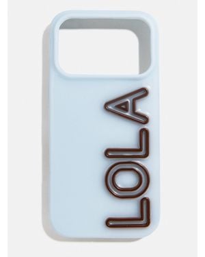 BaubleBar Fine Line Custom Iphone Case - White