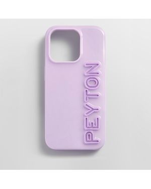 BaubleBar Fine Line Custom Iphone Case - Purple