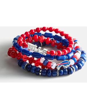 BaubleBar Nfl Beaded Bracelet Set - Red