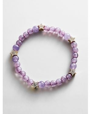 BaubleBar Peace Of Mind Semi-precious Bracelet - Pink