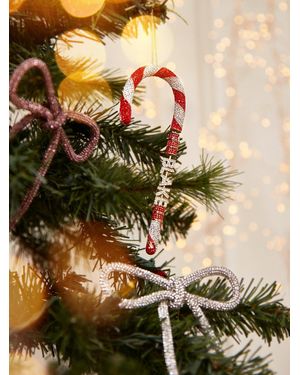 BaubleBar Mint To Be Custom Ornament - Red