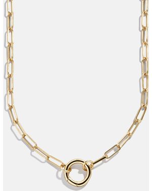 BaubleBar Cluster Charm Necklace Chain - Natural